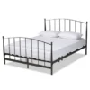 Baxton Studio Lana Modern And Contemporary Black Finished Metal Platform Bed - Full