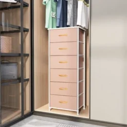 VredHom 6 Drawers Vertical Dresser Storage Tower - Grey - 6-drawer -Bed Frame Shop a3561f41 5de4 439b 89cb daa328f51713