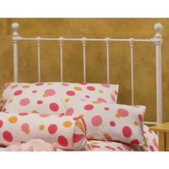 Hillsdale Molly Metal Headboard, White - Full -Bed Frame Shop a3986103 c5cf 4ab4 aae2 5892c5415777