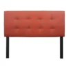 8-button Tufted Atomic Red Headboard - California King