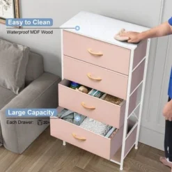 5 Drawers Vertical Dresser Storage Tower Organizer Unit For Bedroom - Black - 5-drawer -Bed Frame Shop a566b914 dc4f 439a a449 40911a67b0c7