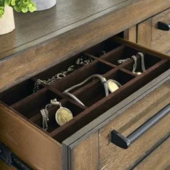 9-drawer Fully Assembled Brown Chest Of Drawers - Old Forest Glen - 9-drawer -Bed Frame Shop a58c369a 64bf 4f84 99b4 6d7bd3c0e1d9