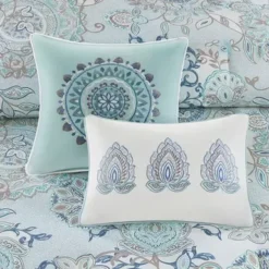 Blue Isla 8 Piece Cotton Floral Printed Reversible Comforter Set Queen 15 Blue Isla 8 Piece Cotton Floral Printed Reversible Comforter Set Queen -Bed Frame Shop a602c354 e898 4a40 b66a 6b83d0a12bc4