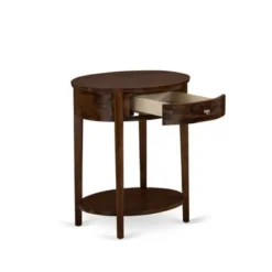 2Pc Bed Set - Dark Brown Faux Leather Upholstered Bed With Black Legs - An Antique Walnut Modern Night Stand (Bed Size Option) - GB25K-1HI08 -Bed Frame Shop a61f01b9 c2fd 4a42 abf5 597b43a3a111