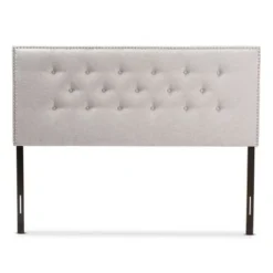 Contemporary Fabric Headboard By Baxton Studio - Grey - Twin -Bed Frame Shop a6761d74 8855 438c bc4d eb6bce443423