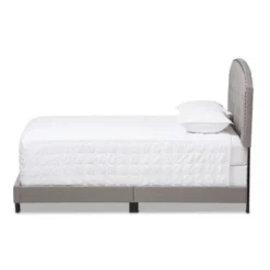 Copper Grove Brentwood Contemporary Fabric Bed - Grey - Queen -Bed Frame Shop a6ce9b70 228e 43fc 851a c449dd2b0a47