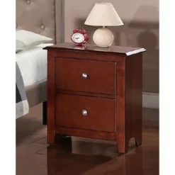 Nightstand With 2 Drawers Storage - Black -Bed Frame Shop a7763597 35fe 4a58 865c 3c639d706d72
