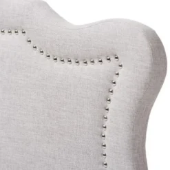 Baxton Studio Contemporary Fabric Upholstered Headboard - Queen Size - Grey Beige -Bed Frame Shop a78d923a b92e 4f63 ab48 3d4786a8c81d