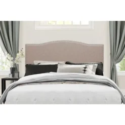 Copper Grove Durkheim Fabric Headboard With Bed Frame - King
