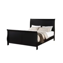 Classy Twin Bed,Black