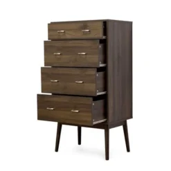 Curtisian 3 Piece 4 Drawer Dresser And Nightstand Bedroom Set By Christopher Knight Home - Columbia Walnut -Bed Frame Shop a9ff00ce 0898 49ec a766 9c8fb84a31af