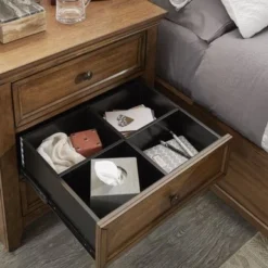 Ediline 3-drawer Wood Modular Storage Nightstand With Charging Station By INSPIRE Q Classic - Off-White -Bed Frame Shop aa4bf93f 9699 4dfa 99ce f367c5e9cc2b