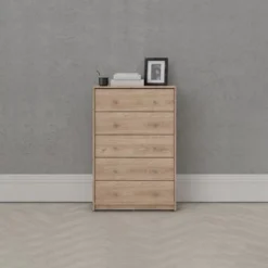 Porch & Den Zoe 5-drawer Chest - Coffee -Bed Frame Shop aba6b1b8 39c2 48d1 86b5 9f32513d4c1a