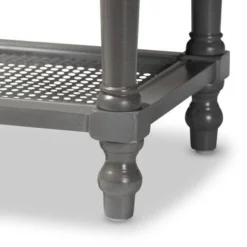 Baxton Studio Sheldon Modern And Contemporary Vintage Grey Finished Wood 1-Drawer End Table - 1-drawer -Bed Frame Shop ac73245d 9200 46fe ad64 4f05c71cf46d