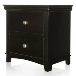 Perdella Contemporary Grey Fabric Tufted Low Profile 2-Piece Platform Bed With Nightstand Set By Furniture Of America - Eastern King -Bed Frame Shop ad6e86be 5eef 47e4 98af 8612da34cc8f