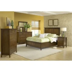 Modern Shaker Truffle Solid Mahogany Panel Bed - California King -Bed Frame Shop aef113ba 7fc6 4ea1 bfee ec96a1d5e35d