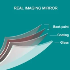 50"x 14" Mordern Full Body Wall Mirror - Black -Bed Frame Shop b0a8052c 2368 4003 b5ac 6f9e9d6e30e6