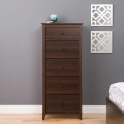 Prepac 5 Drawer Dresser In Dark Brown - Espresso - 5-drawer -Bed Frame Shop b0bacc33 31ec 4300 a019 f44a433cbcf3