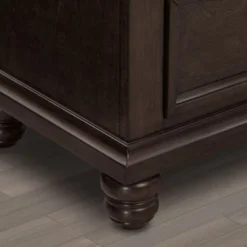 Abbyson Harrison Traditional Solid Wood Chest - Grey -Bed Frame Shop b1260d77 896c 418f 8d02 7b1f7bac3e3c