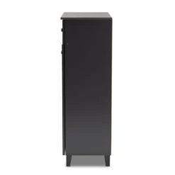 Copper Grove Bergzabern Dark Grey Wood 5-shelf Shoe Storage Cabinet With Drawer -Bed Frame Shop b16b9fcf 4de7 49db b0fb 92ff9cca7c03