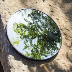 Modern & Contemporary Accent Mirror - 24''W - Black -Bed Frame Shop b16bf094 3a69 4c27 b705 08838aaef3ca