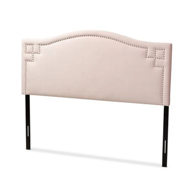 Copper Grove Oleshky Velvet Fabric Headboard - Pink - King 8 Copper Grove Oleshky Velvet Fabric Headboard - Pink - King - Image 8