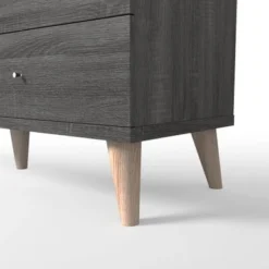 DH BASIC Mid-Century Modern Distressed Grey 47-inch Wide 6-Drawer Dresser With Knobs By Denhour - Grey - 6-drawer -Bed Frame Shop b2d26339 774a 4dbd 8e48 e0d196e810cb