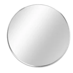 Round Mirror Circle Mirror 32 Inch Wall Mirror - 32*32*1.1 Inch - Silver -Bed Frame Shop b3b9d0d9 a5be 4644 a5ee 2dc7e4b0faee