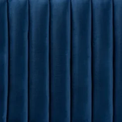 Baxton Studio Emile Modern &Contemporary Velvet Upholstered Wood Headboard-Navy Blue - Full -Bed Frame Shop b4c09146 346d 4549 8943 4aa6502c23b2