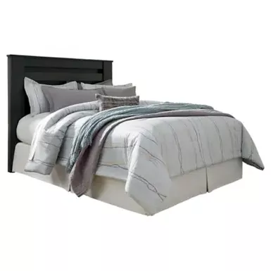 Charcoal Brinxton Queen/Full Panel Headboard 1 Charcoal Brinxton Queen/Full Panel Headboard