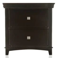 Perdella Contemporary Grey Fabric Tufted Low Profile 2-Piece Platform Bed With Nightstand Set By Furniture Of America - Eastern King -Bed Frame Shop b702f775 188b 4704 a5fc 897385d19dc8