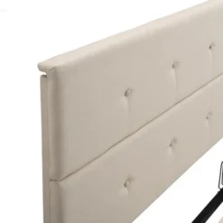 Nestfair Upholstered Platform Bed With Underneath Storage - Grey - Queen -Bed Frame Shop b816a882 20b6 40b9 b84a 6e1c72b39255