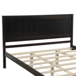 Copper Grove Ballabeg Queen Solid Wood Platform Bed With Headboard - Espresso - Queen -Bed Frame Shop b858af41 58ea 44ab 8ead f5c857224c37