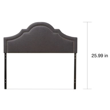 Copper Grove Daisy Contemporary Upholstered Headboard - Queen - Greyish Beige 9 Copper Grove Daisy Contemporary Upholstered Headboard - Queen - Greyish Beige - Image 9