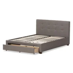 Contemporary Fabric Storage Platform Bed By Baxton Studio - Queen - Grey -Bed Frame Shop b877c7ce 0545 48cc a381 5e06f3b18ca2