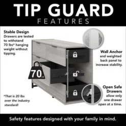 Atria 5-piece Bedroom Set With Full/Queen Headboard By Bush Furniture - Modern Hickory -Bed Frame Shop b9073751 909f 45ee 9e9a c482cbdee941