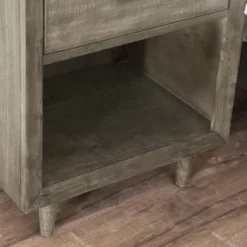 Abbyson Retro Mid-century 3-piece Bedroom Set - Grey - Queen -Bed Frame Shop bb63fcd1 0b16 4915 ac21 d5b81d006850