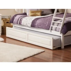 Raised Panel Trundle Twin White - White -Bed Frame Shop bd5e1008 a775 474f b460 a51ecb972408