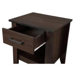 Lennox 1-drawer Wooden Nightstand - Wenge -Bed Frame Shop bddaf8d8 05ab 4048 ac25 eea10abd123c