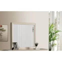 Louis Phillipe Bedroom Mirror - White -Bed Frame Shop bdddf0b8 5546 474a 9372 a2804a0c95d6