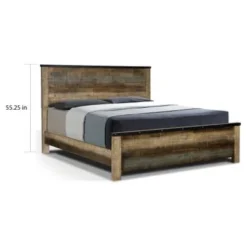 Coaster Furniture Sembene Antique Multi-color Panel Bed - California King -Bed Frame Shop be11360f e243 4c19 aa54 9d6f40383a2e