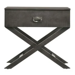 Xavier 1-drawer Nightstand - White -Bed Frame Shop be33784d 697a 4607 8849 ca8c5e1cfc26