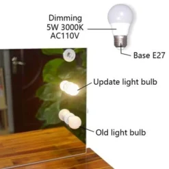 White Vanity Table With Light Mirror - White -Bed Frame Shop be949778 d746 4a5a b3d9 1e4a76ecf40e