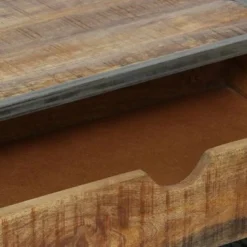 Gieke Industrial Handcrafted Mango Wood Shoe Rack By Christopher Knight Home - Natural + Gray -Bed Frame Shop bf1b7b5b 2af7 464e 9b48 c45d06e8cb34