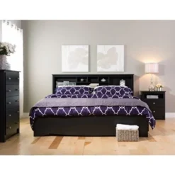 Prepac Sonoma Transitional Black Laminate 5-drawer Chest - Black -Bed Frame Shop c0945f67 de3e 4f41 9171 bf06140dbf9b