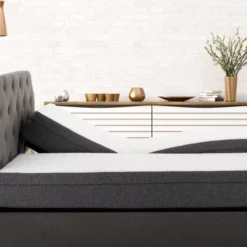 FlexSleep 8" Firm Gel Infused Cal King Split Memory Foam Mattress/Bed-in-a-Box And FlexSleep 2.0 Adjustable Bed Base