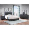 Bella Emma Bedroom Set - Charcoal - 4 Piece