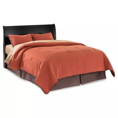 Black Huey Vineyard Queen Sleigh Headboard 1 Black Huey Vineyard Queen Sleigh Headboard