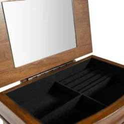 Amberfield Jewelry Armoire Walnut -Bed Frame Shop c281580d 0648 474b baff 5ed95bb1a2d8