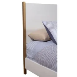 Alpine Furniture Madelyn Wood Panel Bed In White - King -Bed Frame Shop c36fac16 b6e0 483b a1a6 b75057debbb1